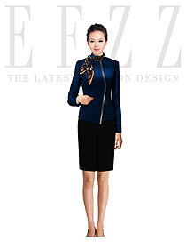 酒店前廳總臺(tái)制服340