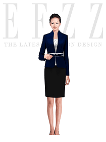 酒店前廳總臺(tái)制服352