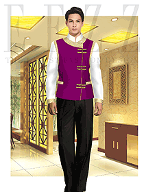 酒店中餐服務(wù)員制服954