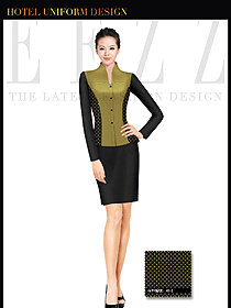 酒店服裝中餐服務(wù)員制服設(shè)計(jì)1420