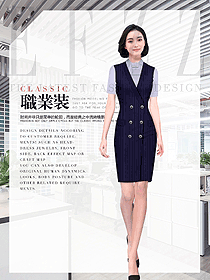 女職業(yè)裝夏裝制服設(shè)計(jì)圖899