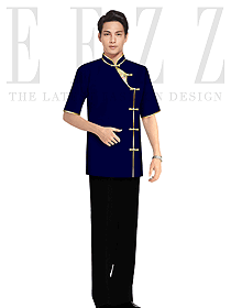 中餐服務(wù)員制服398