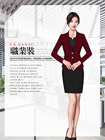 時尚女職業(yè)裝夏裝制服設計圖904