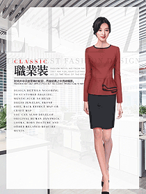 時(shí)尚女職業(yè)裝夏裝制服設(shè)計(jì)圖907