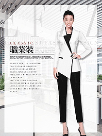 白色女秋冬職業(yè)裝制服設(shè)計(jì)圖1797