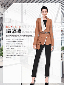 女秋冬職業(yè)裝制服設(shè)計圖1800