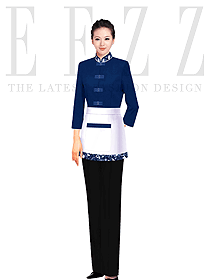 中餐服務(wù)員制服340