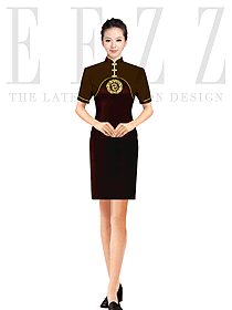 中餐服務(wù)員制服343