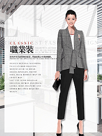 時(shí)尚女秋冬職業(yè)裝制服設(shè)計(jì)圖1802
