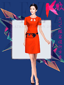 新款夜總會(huì)KTV服務(wù)員制服設(shè)計(jì)圖627