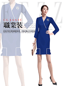 原創(chuàng)制服設計女職業(yè)裝夏裝款式圖940