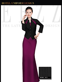 酒店制服西餐咨客服裝設(shè)計385