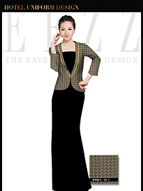 酒店制服西餐咨客服裝設(shè)計386