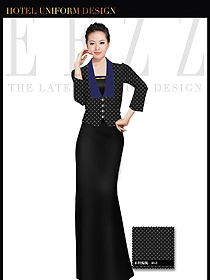 酒店制服西餐咨客服裝設(shè)計390