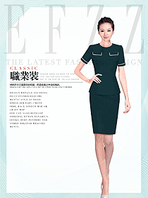 原創(chuàng)制服設(shè)計短袖女職業(yè)裝夏裝款式圖791