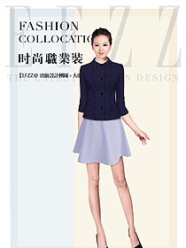新款女職業(yè)裝夏裝制服設(shè)計圖805