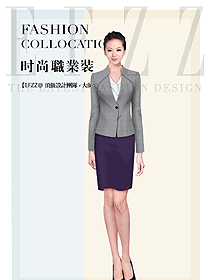 時尚修身款女職業(yè)裝夏裝制服設(shè)計圖810