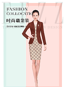 時(shí)尚女職業(yè)裝夏裝制服設(shè)計(jì)圖817