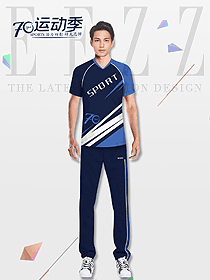 男職業(yè)裝T恤服裝款式效果圖119