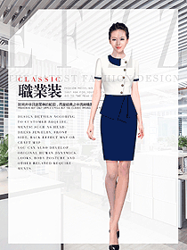 女職業(yè)裝夏裝制服設(shè)計圖890