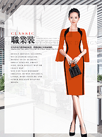 時尚女秋冬職業(yè)裝制服設(shè)計(jì)圖1624