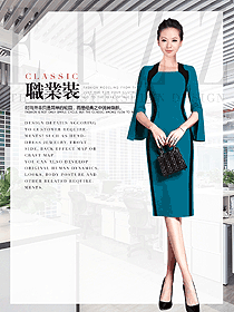 新款女秋冬職業(yè)裝制服設(shè)計(jì)圖1625