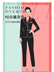 新款女秋冬職業(yè)裝制服設(shè)計(jì)圖1645