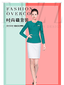 原創(chuàng)制服設(shè)計(jì)女秋冬職業(yè)裝設(shè)計(jì)稿1671