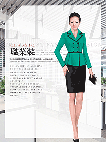 原創(chuàng)制服設(shè)計(jì)女秋冬職業(yè)裝設(shè)計(jì)圖1749