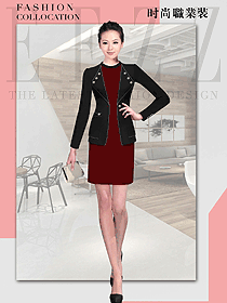 原創(chuàng)制服設(shè)計(jì)女秋冬職業(yè)裝設(shè)計(jì)圖1758