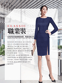 新款女職業(yè)裝夏裝制服設(shè)計圖959