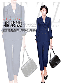 原創(chuàng)制服設(shè)計(jì)女職業(yè)裝夏裝款式圖973