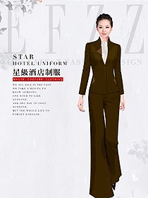 修身款女款酒店大堂服裝款式設(shè)計(jì)圖1218