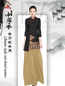 原創(chuàng)制服設(shè)計(jì)女款酒店中餐領(lǐng)班服裝款式圖176