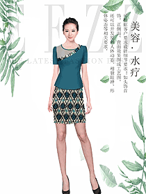 時(shí)尚SPA水療會(huì)所咨客制服設(shè)計(jì)圖519