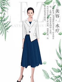 時尚SPA水療會所咨客制服設(shè)計圖516