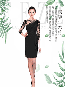 原創(chuàng)制服設(shè)計水療會所咨客服裝款式圖488