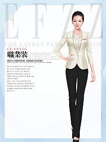 女款SPA水療會所咨客制服設計圖468