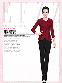 原創(chuàng)制服設(shè)計女款水療會所咨客服裝款式圖467