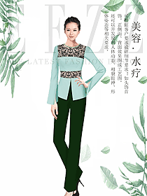 時(shí)尚水療SPA會(huì)所咨客迎賓服裝款式圖439