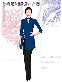 女款美容會(huì)所服裝款式圖760