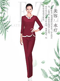 原創(chuàng)設(shè)計(jì)女款美容會(huì)所服裝款式圖752
