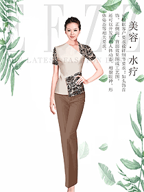 時(shí)尚女款美容技師制服設(shè)計(jì)圖750