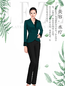 時(shí)尚女款美容技師制服設(shè)計(jì)圖747