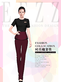 原創(chuàng)制服設計女款美容會所服裝款式圖697