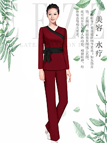 時(shí)尚簡(jiǎn)約款美容技師制服設(shè)計(jì)圖652