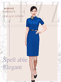 新款女職業(yè)裝夏裝制服設計圖981