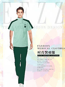 新款短袖美容醫(yī)療服裝款式圖787