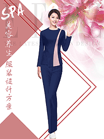 時(shí)尚女款醫(yī)療美容制服設(shè)計(jì)圖811