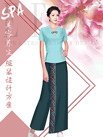 新款美容技師護(hù)士款式設(shè)計(jì)圖822